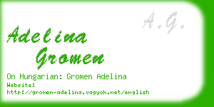 adelina gromen business card